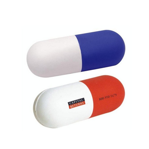 Funny Pill capsule stress ball