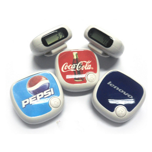 ABS and acrylic with one button digital pedometer