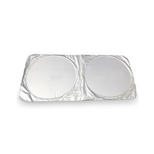 Silver coating polyester car front side window sunshade