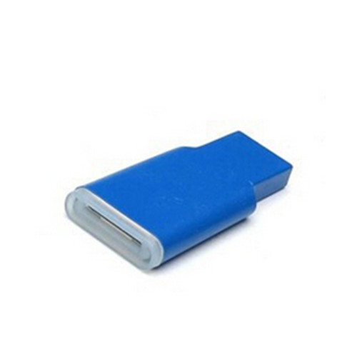 Blue color SD and TF card reader