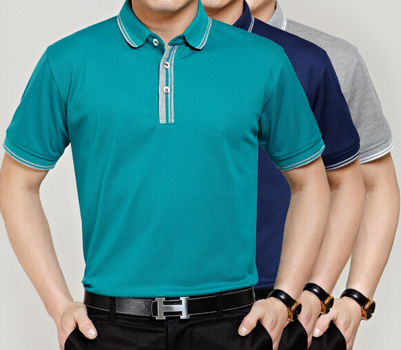 Promotional customized logo cotton polo shirt for men