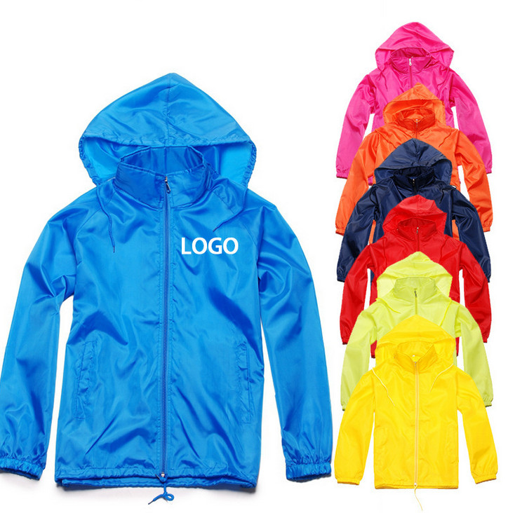 Outdoor thin sport coat, waterproof jacket, waterproof weadbreaker