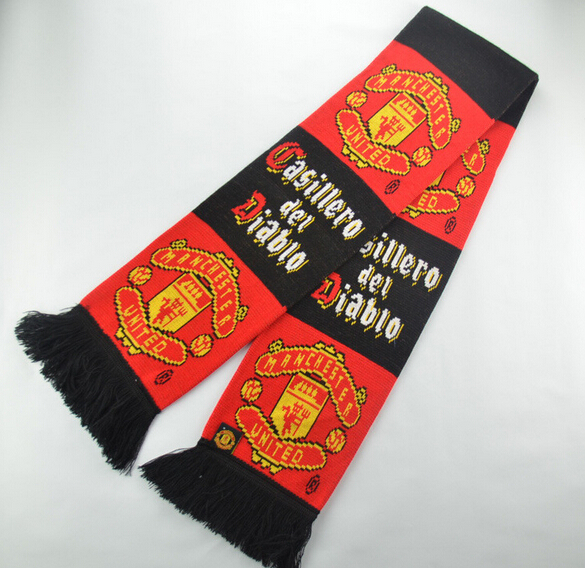 Promotional jacquard football sports fan scarf
