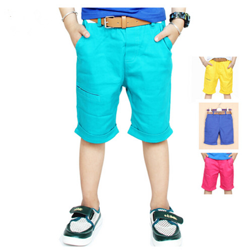 Wholesale cotton middle leisure pants, middle casual boy trousers