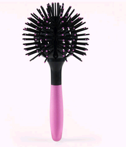 Promotional 3D ball design magic hair massage comb