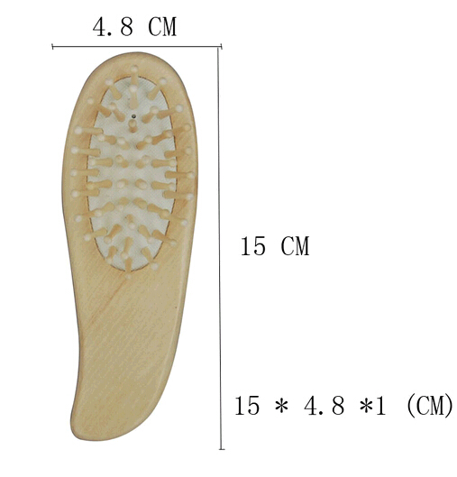 Good quality promotional wooden massage hair comb