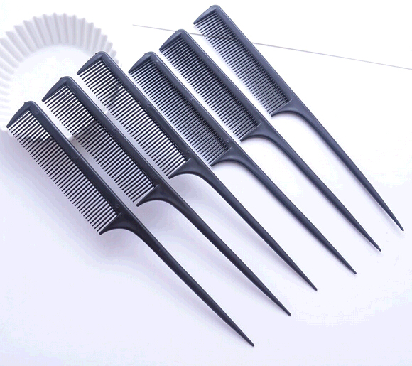 Wholesale cheap black color plastic comb