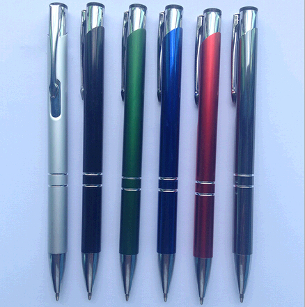 Promotional good quality aluminum thin metal pen