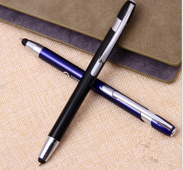 New style fashional blue color touch screen function ballpoint pen