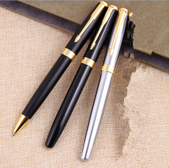 Wholesale good quality business silver color metal pen