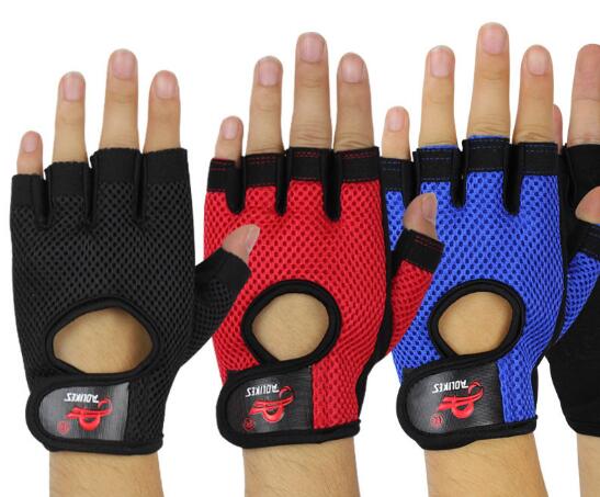 Promotional lycra material sport glove for bicycle and weightlifting