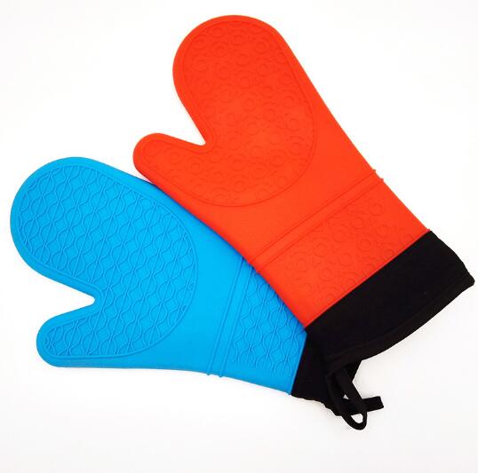 Wholesale good quality heat Resist bbq Grilling BBQ Silicone Gloves, Oven Gloves for Cooking , Baking glove