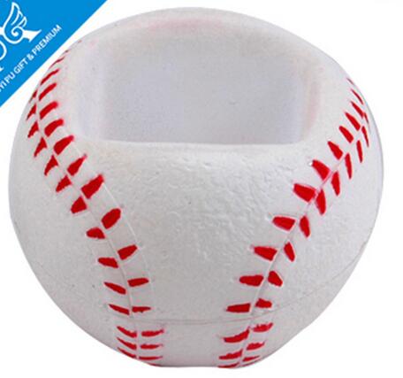 Wholesale baseball shape pu stress ball