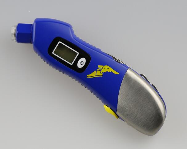 Wholesale multi function with knife and led light digital tire pressure gauge