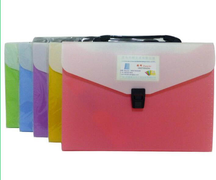 Promotional pink color 13 pockets expanding file foldrs or accordion file folders