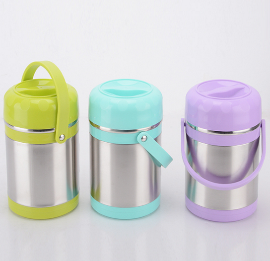 New style 1.9L stainless steel lunch box, bento box, food container for student