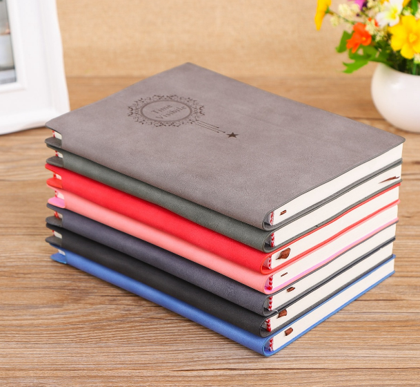 High quality with emboss logo a5 size pu notebook with customize logo