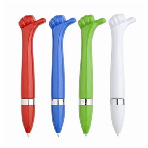 Best sell thumb finger shape plastic ballpoint pen