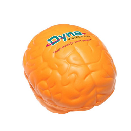 Promotional brain shape pu stress ball