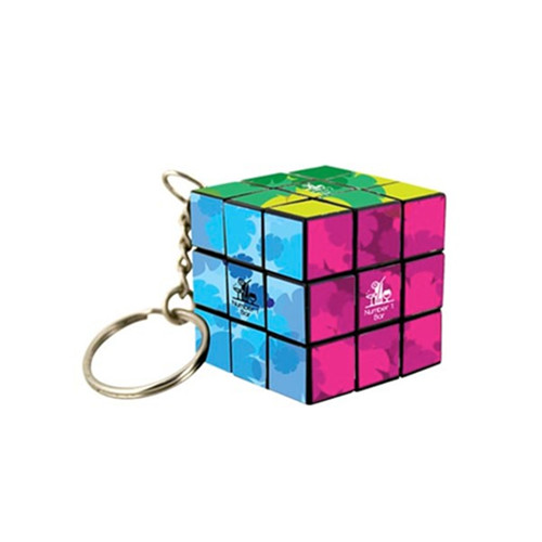 Mini magic cube keychain, cube with keychain
