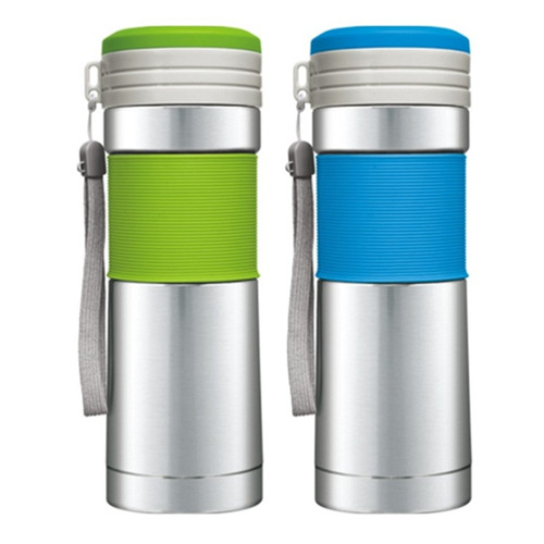 370ml Colorful Stainless Steel Vacuum Mug with Portable Rope