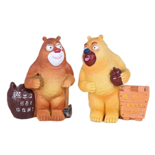 Promotional Bonnie Bears Cartoon Characters Shape Saving Box