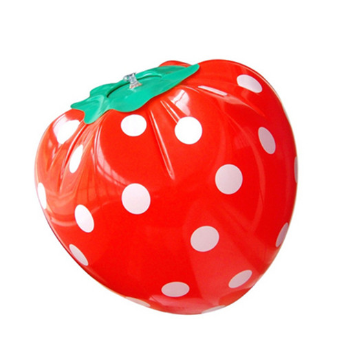 Strawberry shape inflatable pvc beach ball