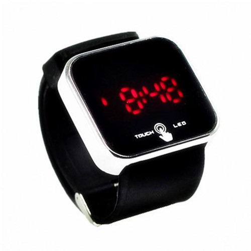 Promotional Touch LED Silicone Watch 