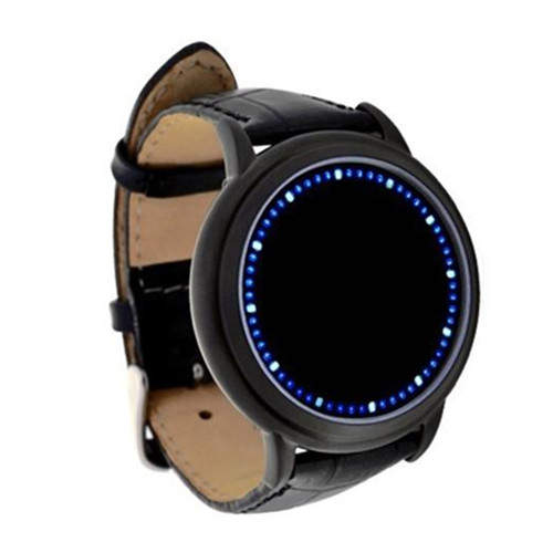 Nice Touch LED Watch with PVC Leather