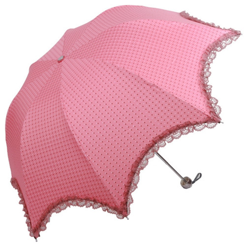 Fashionable Sunshade Woman Umbrella with Lace