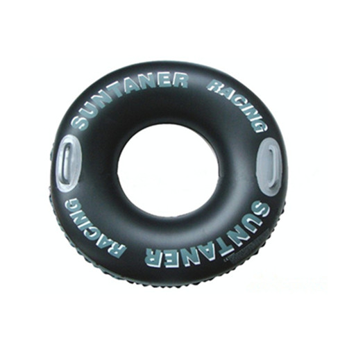 Adult black color inflatable swimming ring