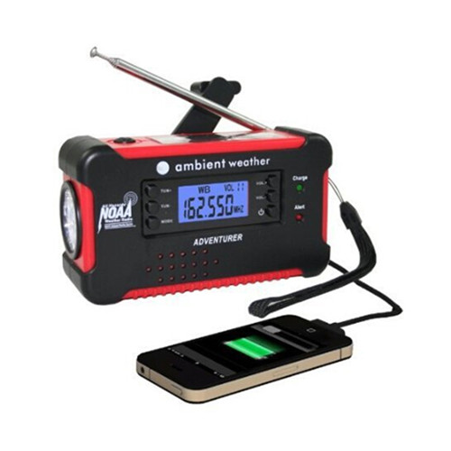 The radio weather forecast warning radio, multi-functional radio, Solar hand flashlight radios
