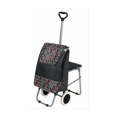 Hot sale trolley shopping cart with chair