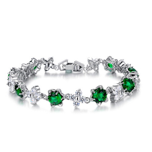 Promotional woman crystal bracelet with  Diamond