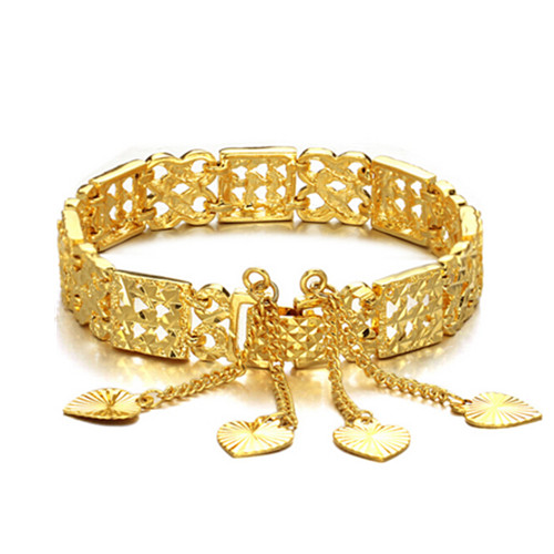 Fashional plating gold color 18k woman bracelet