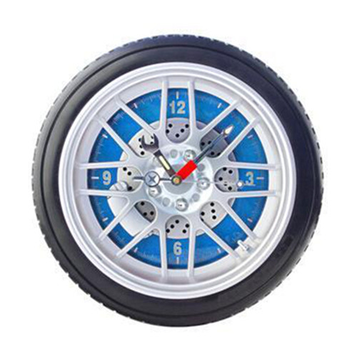 Promotional 10 inch tyre wall clock, tire clock, wheel clock