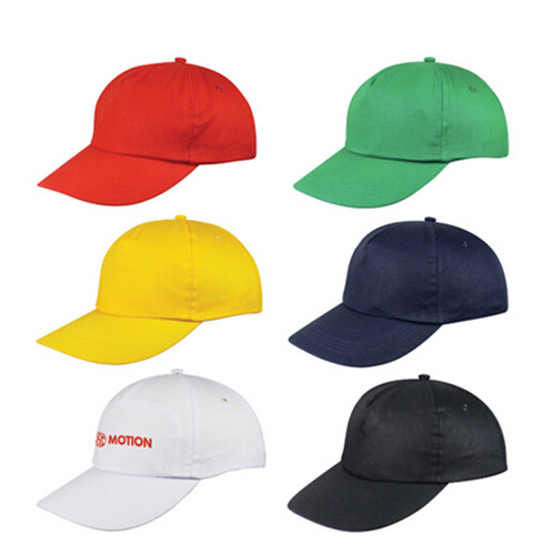 Promotional customized logo five panels baseball cap, sport cap