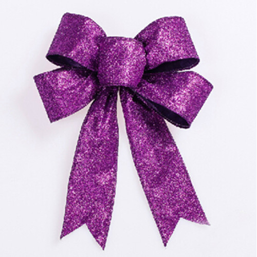Promotional christmas bowknot for christmas decoration tree