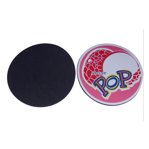 High quality Customized logo EVA material round shape cup coaster