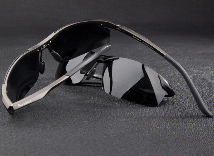 High quality man style acetate sunglass with aluminum temple