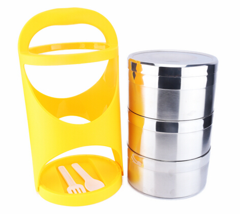 Promotional 3 Layers food jar, Lunch Box,  Bento Box, Stainless Steel Food Container