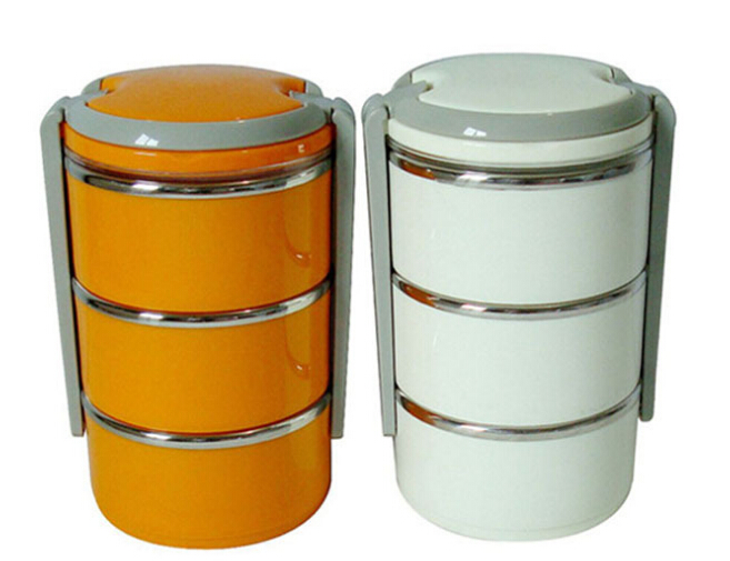 Promotional stainless steel vacuum thermo lunch box, bento box, food container, food jar