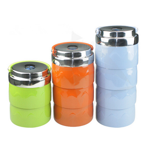 Stainless Steel Square Lunch Box, Food Carrier, Thermal Container Camping Lunch Box
