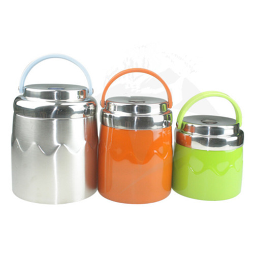 high quality stainless steel thermo pot, thermo lunch box, vacuum food container