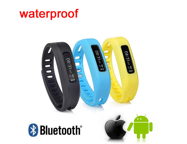 Promotional fashion smart band with pedometer and tracker and calling reminder function