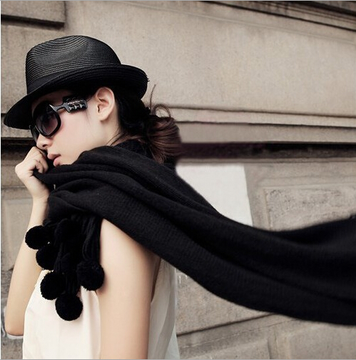 Wholesale cashmere woman neckerchief scarf
