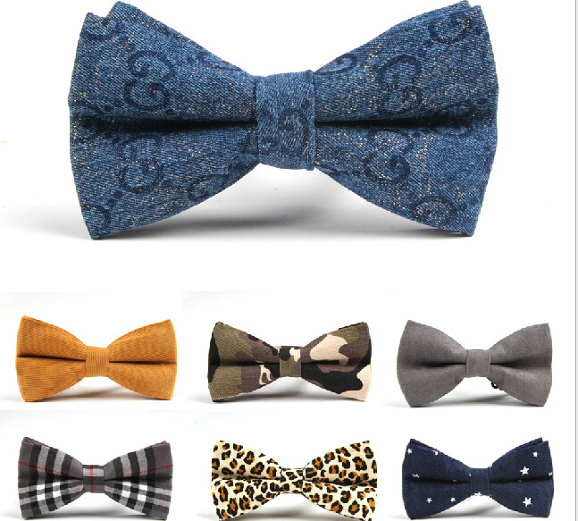 Promotional high quality wedding bow tie for bride and  bridegroom