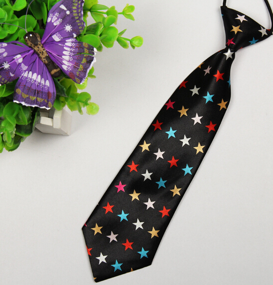 Promotional customized logo student tie, student necktie, children tie