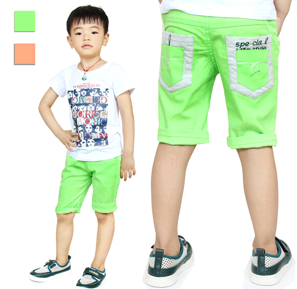 Customized children middle leisure pants, middle casual trousers