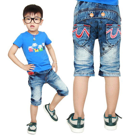 Wholesale customized child middle pants, child middle trousers